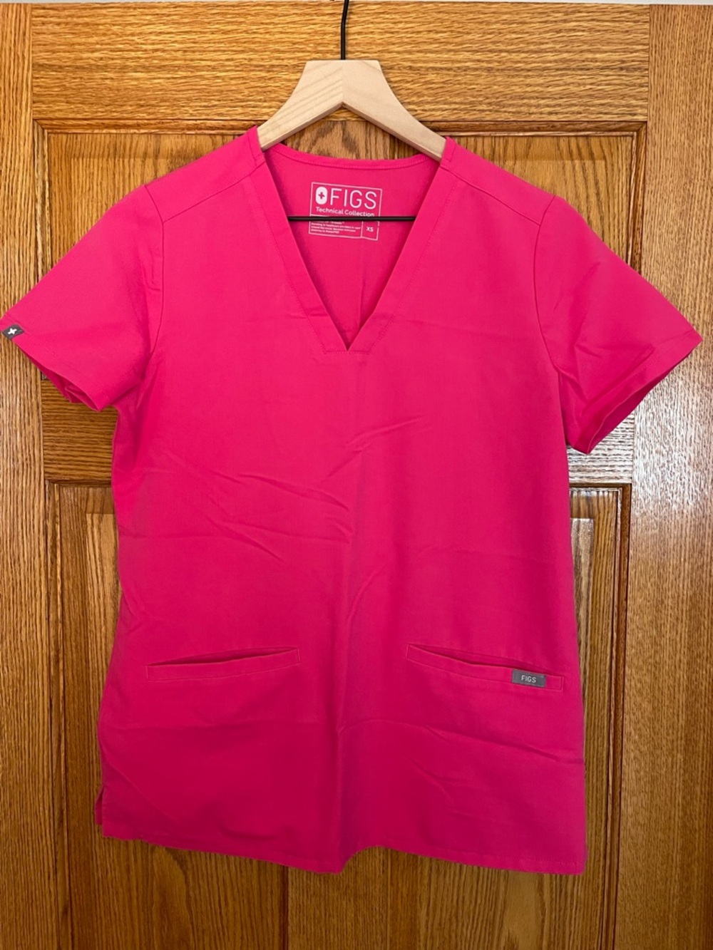 Figs Casma Scrub Top (Pink)